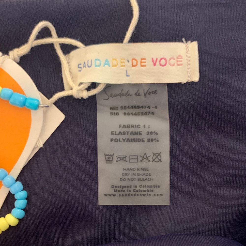 NWT Saudade de Voce One Piece Swimsuit - Picture 7 of 16